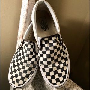 Vans Checkered Slide Ons